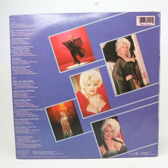 Dolly Parton's 1982 Greatest Hits Compilation Album Vinyl Record Country Music - Picture 4 of 5